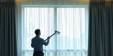 Commercial curtain stain removal service tarragindi hotels offices restaurants