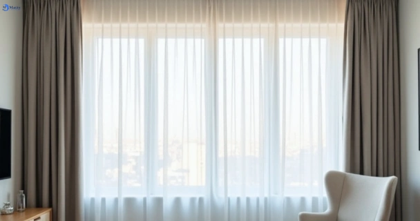 Freshly steam cleaned curtains in tarragindi QLD